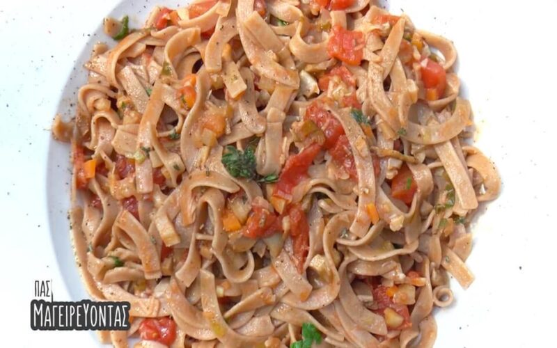 Λαζάνι ζέας με μπολονέζ